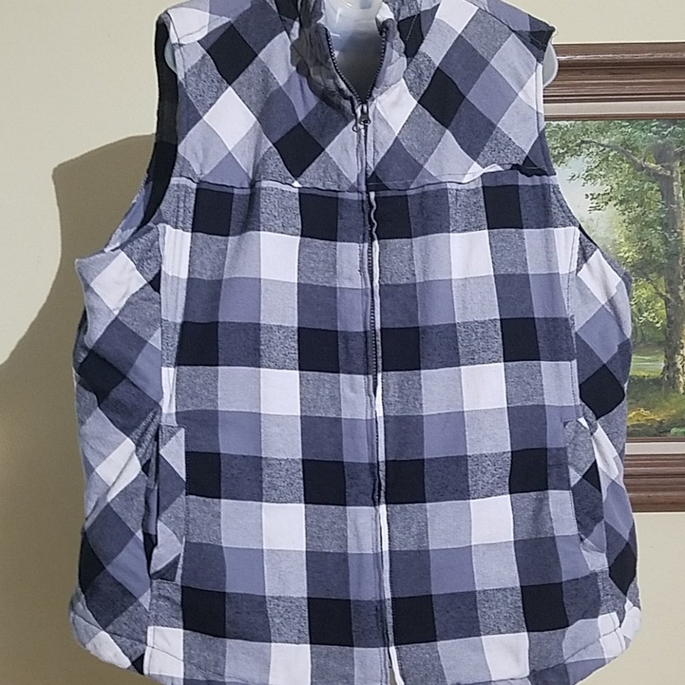 North river heavy flannel vest B10